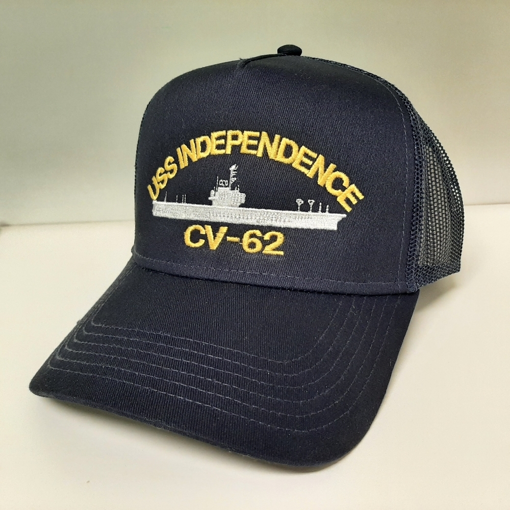 USS Independence CV-62 Embroidered Mesh Snapback C